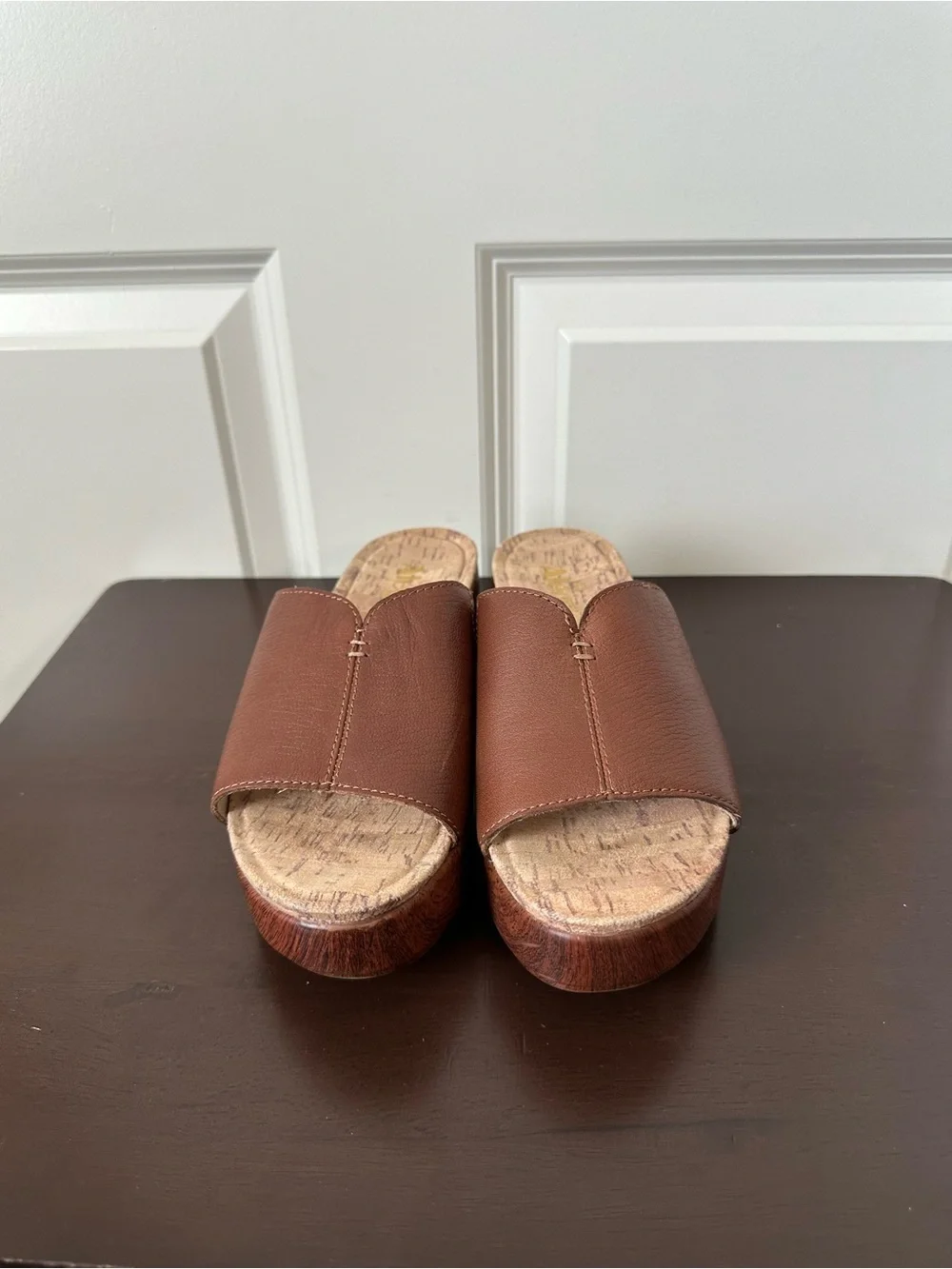 Algeria Women’s Triniti Platform Wedge Slide Sandal Size 36 5.5